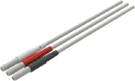 3M ECG Leadwire Set 40 Inch, Black, White, Red, 3 Lead, Snap Type - M-655219-4557 | Each