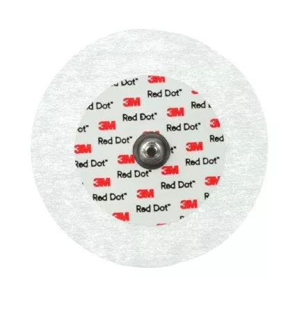 3M ECG Snap Electrode 3M Red Dot Monitoring Non-Radiolucent 50 per Pack - M-187583-2910 | Bag of 50