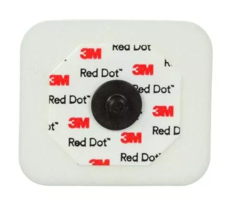 3M ECG Snap Electrode 3M Red Dot Monitoring Radiolucent 5 per Pack - M-408100-2667 | Bag of 5