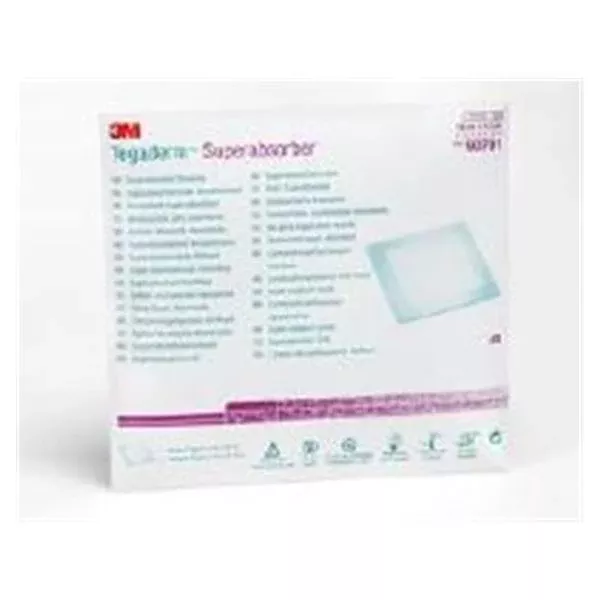 3M Medical Products Dressing Tegaderm Cotton 10x10" Superabsorber 10/Bx, 5 BX/CA (90701)