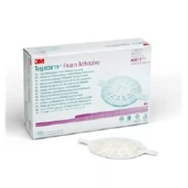 3M Medical Products Dressing Tegaderm HP Fm 4x4 Oval Small Strl Adh Adh Abs LF 10/Bx, 4 BX/CA (90611)