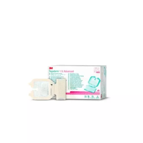 3M Medical Products Dressing Wound Tegaderm Flm 2.5x2.75 Ovl Strl Adh Trans Abs LF Ea, 400 EA/CA (1683)