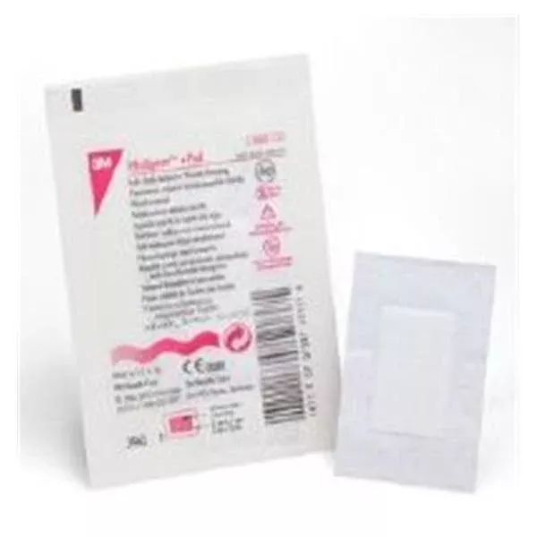 3M Medical Products Drsng Wnd Mdpr +Pd Sft Clth 2x2.75 Strl Adh NAdh Wht Abs LF 50/Bx, 4 BX/CA (3562)