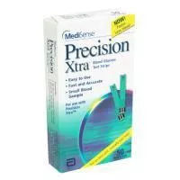 Abbott Blood Glucose Test Strips Precision Xtra 100 Strips per Box 0.6 Microliter Sample Size , 5 Second Test Time For Precision Xtra Systems - M-462592-4357 | Case of 600