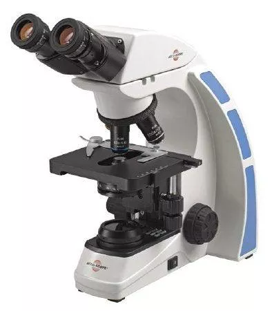 Accu-Scope Inc 3000-LED Series Microscope Siedentopf Type Binocular Head Infinity Plan Achromat 4X, 10X, 40XR, 100XR Oil 110 to 240V Mechanical Stage - M-1037089-4885 | Each