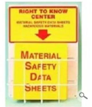 Accuform Signs Binder and Chart Holder AccuForm Sign Aluminum - M-812524-1531 | Each
