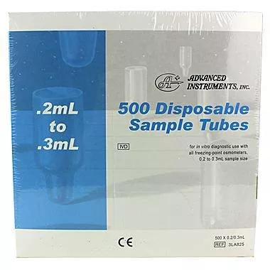Advanced Instruments Sample Tube 0.2 mL For Advanced Instruments Osmometers - M-1039563-4301 | Box of 500
