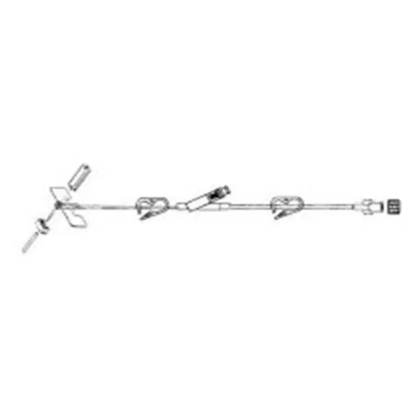 Advanced Medical Systems Infusion Set Lifeguard Ndl 20gx1 Yinj 10 .4mL 12/Bx