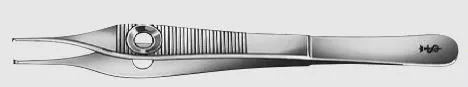 AesculapForcep Tissue 6" 1x2 Teeth Straight Ea