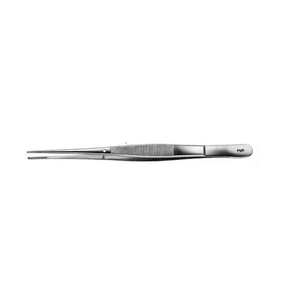 AesculapForcep Tissue Waugh 7-7/8" 1x2 Teeth Serrated Serrated Ea