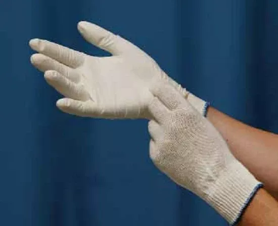 Alba-Waldensian Glove Liner Careglove Cotton Medium White Reusable 144/Ca