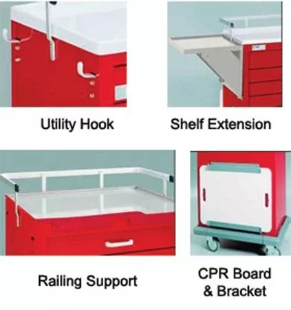 Alimed Crash Cart Waterloo Uni-Cart - M-952179-3845 | Each