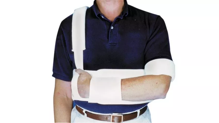 Alimed Immobilizer Torso Shoulder Foam White Size Small Universal Ea