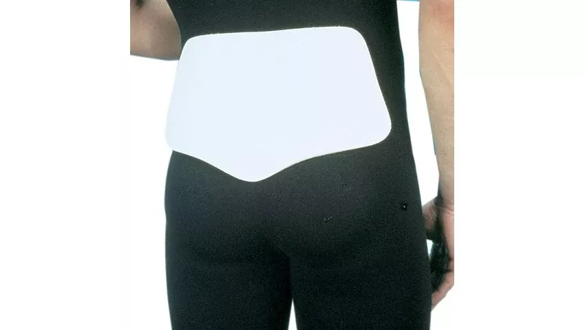 Alimed Insert Binder Back Thermoplastic White Size One Size Fits All EA