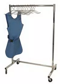 Alimed Mobile Apron Valet Rack Almond - M-986783-1394 | Each