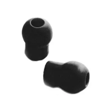 American Diagnostic Adsoft Plus Snap-On Eartips for Adscope Stethoscopes (1 Pair) - Black
