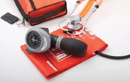 American Diagnostic Corp Aneroid Sphygmomanometer with Cuff Pro's Combo III 1-Tube Handheld Adult Size 11 Cuff - M-490998-2307 | Each
