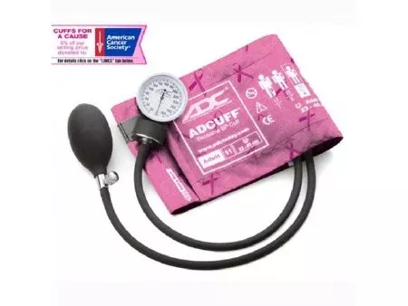American Diagnostic Corp Aneroid Sphygmomanometer with Cuff Prosphyg 2-Tube Pocket Size Hand Held Adult Size 12 Cuff - M-787910-3638 | Each