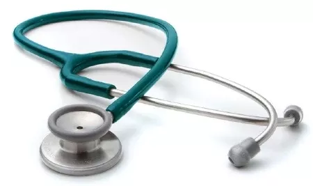 American Diagnostic Corp Classic Stethoscope Adscope 603 Teal Blue 1-Tube 22 Inch Tube Double-Sided Chestpiece - M-487766-4885 | Each