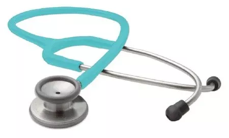 American Diagnostic Corp Classic Stethoscope Adscope 603 Turquoise 1-Tube 22 Inch Tube Double-Sided Chestpiece - M-980260-3308 | Each