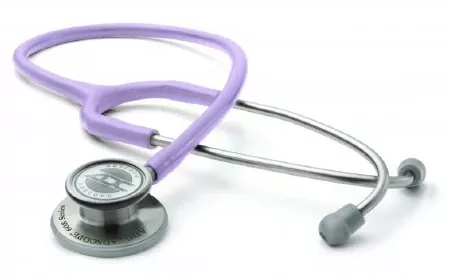 American Diagnostic Corp Clinician Stethoscope Adscope Lavender 1-Tube 22 Inch Tube Double-Sided Chestpiece - M-1016623-3860 | Each
