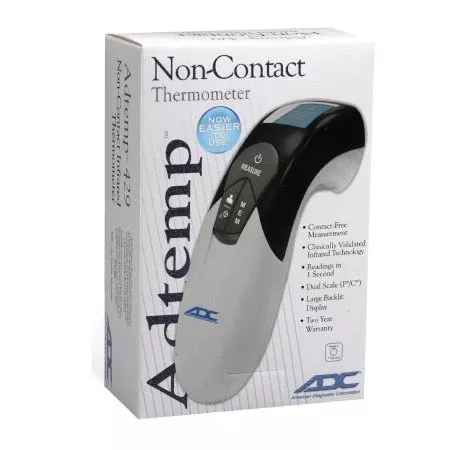 American Diagnostic Corp Non-Contact Skin Surface Thermometer Adtemp Infrared Skin Probe Handheld - M-1005872-3719 | Each