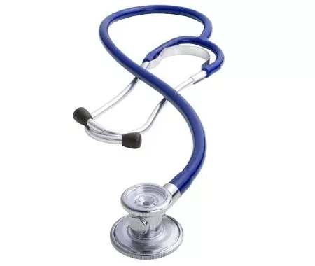 American Diagnostic Corp Sprague Stethoscope Adscope Royal Blue 1-Tube 22 Inch Tube Double-Sided Chestpiece - M-497321-3716 | Each