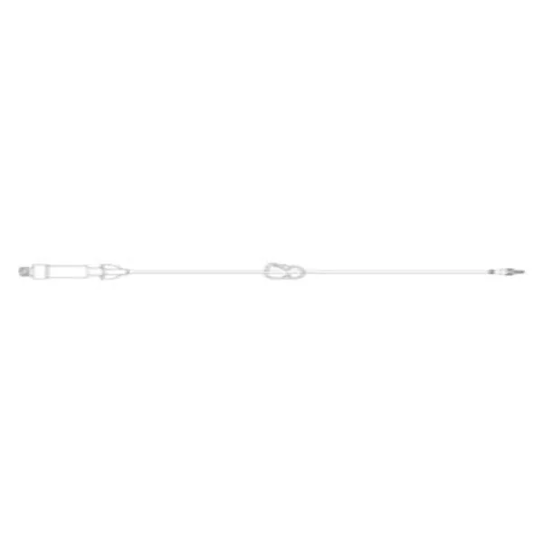 Amsino International IV Extension Set Amsafe Ndls 8 Inj M LL Adptr 100/Ca