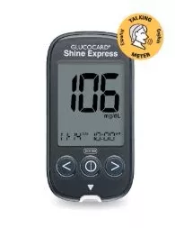 Arkray USA Blood Glucose Meter Glucocard Shine 5 Second Results Stores Up To 1000 Results with Date and Time Auto Coding - M-1136643-1905 | Each