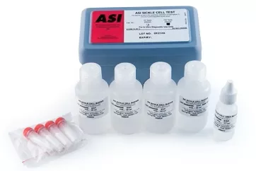 Arlington Scientific Test Kit ASI Sickle Cell Test Solubility Test Sickle Cell Disease / Sickle Cell Trait Whole Blood Sample 100 Tests - M-893350-4635 | Box of 100