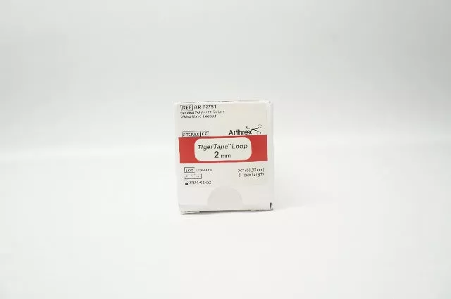 Arthrex AR-7275T TigerTape Loop 2mm 24inch 8inch Tape - Box of 6