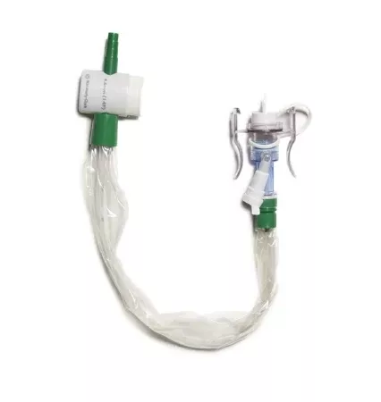 Avanos Medical Sales LLC Closed Suction System Kimvent Qwik Clip Style 14 Fr. Thumb Valve Vent - M-820679-1039 | Case of 20