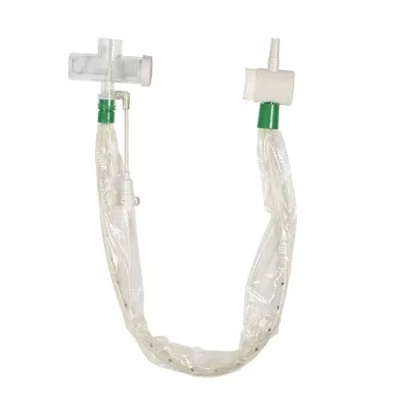 Avanos Medical Sales LLC Closed Suction System Kimvent T-Piece Style 10 Fr. Thumb Valve Vent - M-282781-2654 | Case of 20