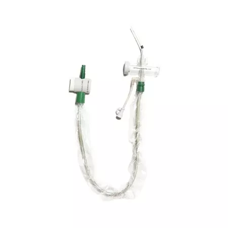 Avanos Medical Sales LLC Closed Suction System Kimvent T-Piece Style 14 Fr. Thumb Valve Vent - M-329795-4326 | Case of 20