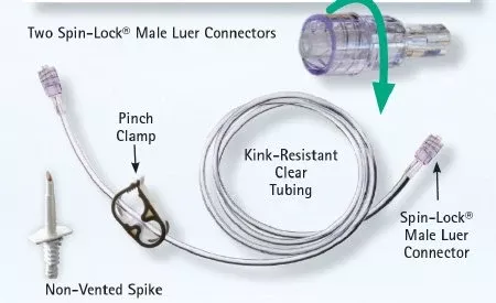 B. Braun Interventional SPIN-LOCK Connection Set ACCEL - M-929628-3631 | Case of 50