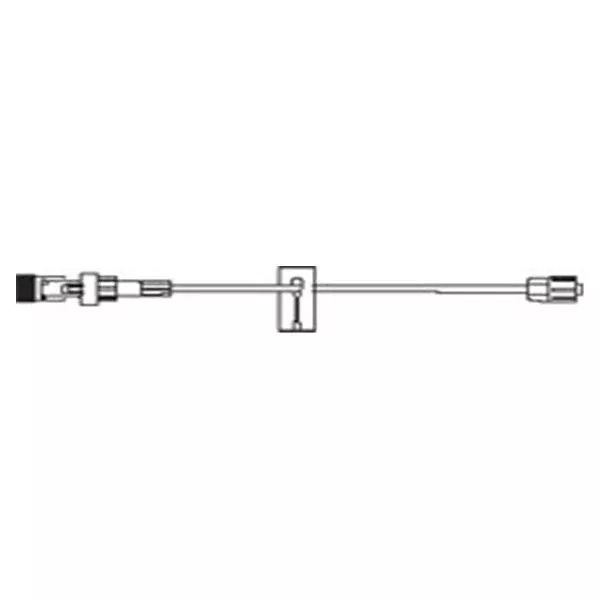 B Braun MedicalIV Extension Set 7-1/2" Luer Lock Connector Ea, 100 EA/CA (472060)