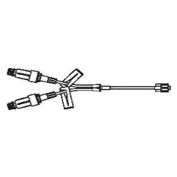 B Braun MedicalIV Extension Set 7-1/2" Y-Type Luer Lock Connector 50/Ca