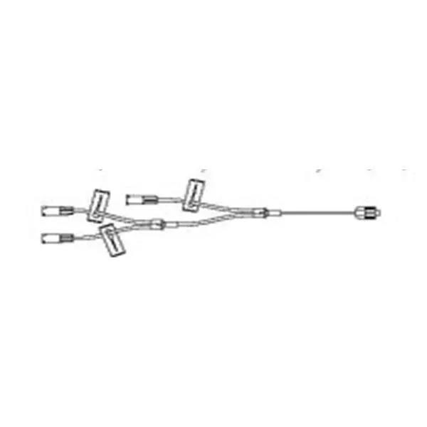 B Braun MedicalIV Extension Set 9 Triple-Leg Set/3 Female Luer Connectors 100/Ca