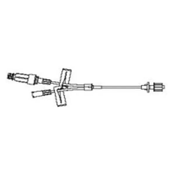B Braun MedicalIV Extension Set Ndls 7 Y F LL/M 100/Ca