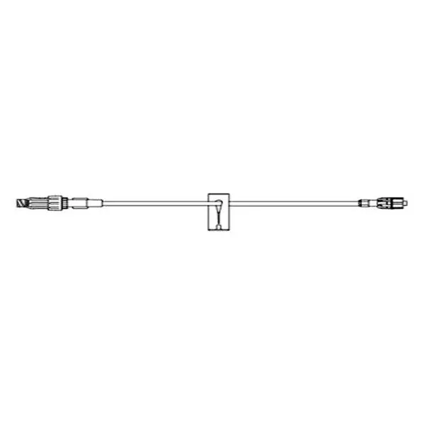 B Braun MedicalIV Extension Set Needleless 8" Female Luer Lock Adapter 100/Ca