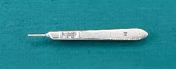 Bard Parker Handle Surgical Blade Bard-Parker Standard/#3L Non-Sterile 5/Ca