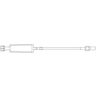 Baxter Healthcare IV Extension Set 6" Male Luer Lock Adapter 48/CA