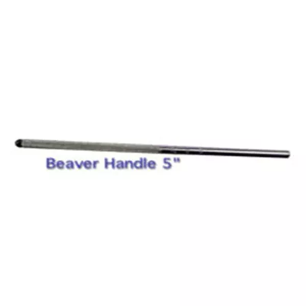 Beaver-Visitec Int Handle Surgical Blade 13cm Round Knurled Stainless Steel Rsbl Ea