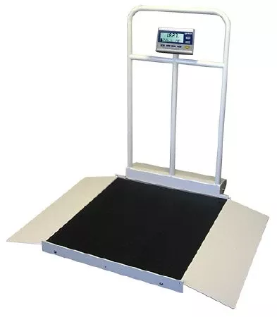 Befour Wheelchair Scale Smart View Display 1000 lbs. Capacity White Battery Operated - M-1146205-3493 | Each