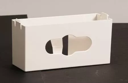 Bemis Healthcare Glove Box Holder Sentinel by Bemis Horizontal or Vertical Mounted 1-Box Capacity White 4 X 6 X 12 Inch Plastic - M-470845-3003 | Each