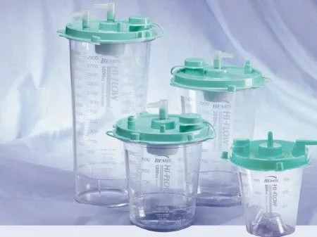 Bemis Healthcare Suction Canister Hi-Flow 3000 mL Sealing Lid - M-329012-4222 | Case of 36