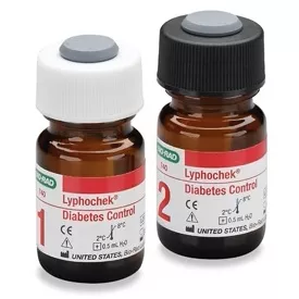 Bio-Rad Laboratories Assayed Control Lyphochek Diabetes Level 2 2 X 0.5 mL - M-873612-1442 | Each