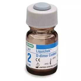 Bio-Rad Laboratories Coagulation Control Liquichek D-Dimer Level 2 6 X 1 mL - M-849636-1583 | Box of 6