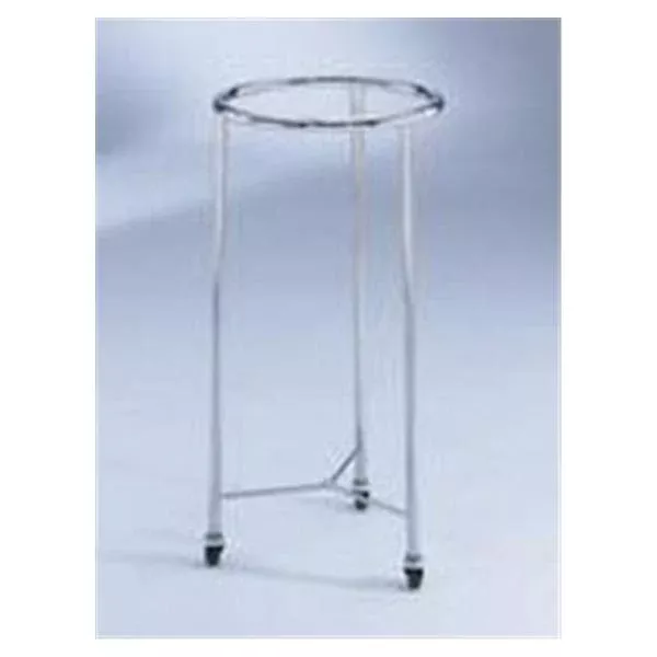 Blickman Health Hamper Laundry Chrome Round 18" Silver Ea