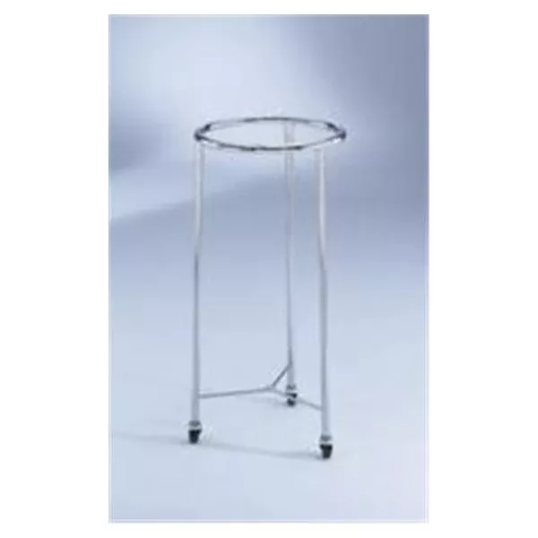 Blickman Health Hamper Laundry Stainless Steel Round 35x18-1/2" Silver Ea